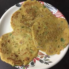 A picture of Veggie whole Wheat (Chilla) Dosa.