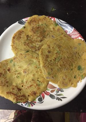 A picture of Veggie whole Wheat (Chilla) Dosa.