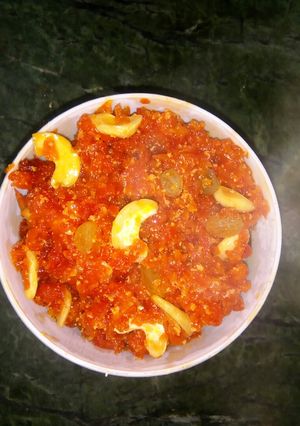 A picture of Gajar Ka Halwa.
