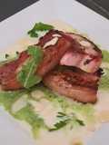 Pork Belly en salsa de almendras