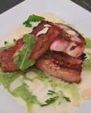 Pork Belly en salsa de almendras