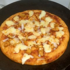 A picture of Pizza without Oven 🧀 🧀.