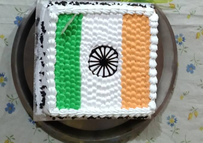 Independence Day Special cake Tiranga cake | Independance Day Spacial Tiranga  Cake |Cake Recipe |Cook With Razia Whipped. cream Recipe  http://bit.ly/whippedcream how to grease cake tin... | By Cook With  RaziaFacebook