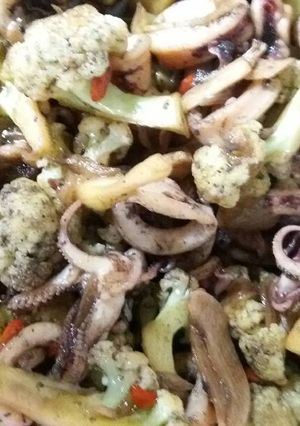 Foto resep Tumis cumi brokoli🍲