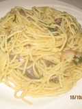 Espaguetis con sardinas