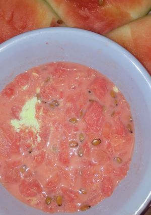 A picture of Refreshment watermelon🍉.
