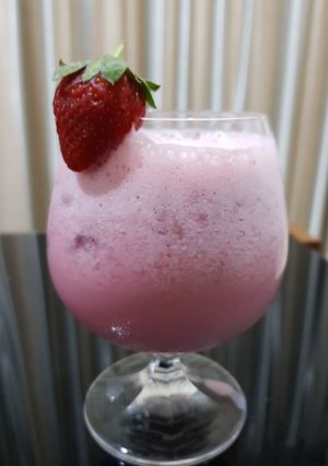Foto resep Strawberry milkshake