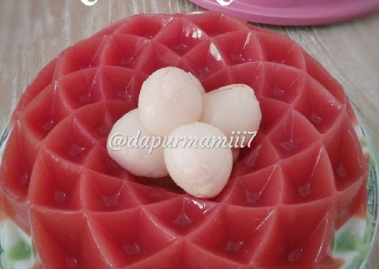 Resep Puding Semangka, Sempurna
