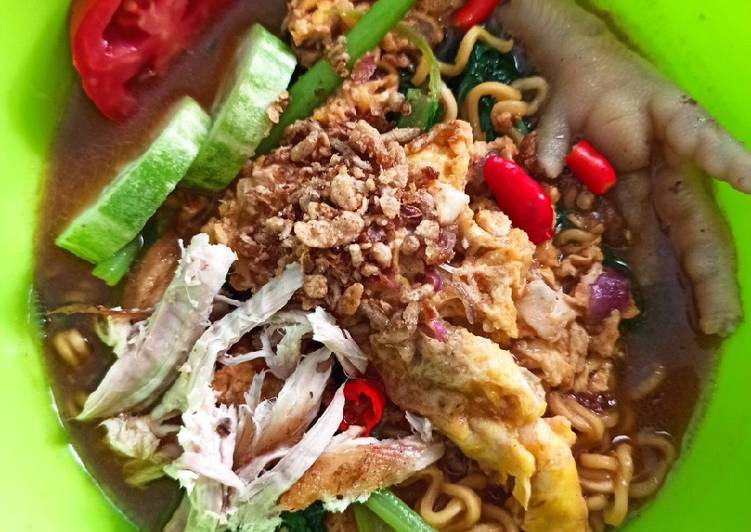 Resep Mie cemek maknyosss Anti Gagal