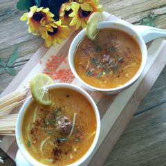 A picture of Arabic Daal Soup.