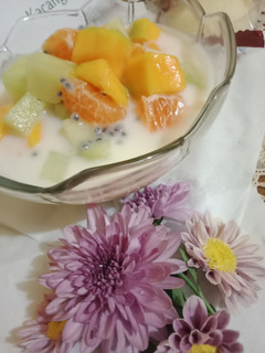 Foto resep Es buah sederhana