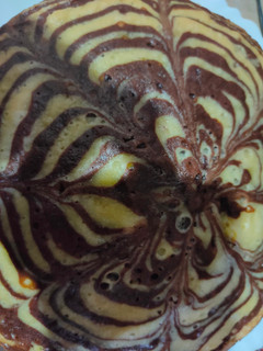 A picture of Zebra cake.