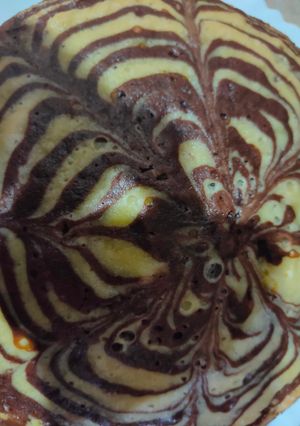 A picture of Zebra cake.