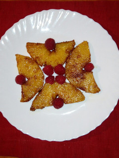 A picture of Pineapple Flambe.