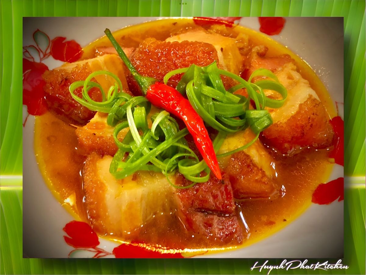 Thịt Heo Quay Kho Sa Tế Nước Dừa