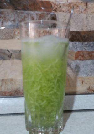 عکسی از دستور شربت خیار خوشمزه😘
