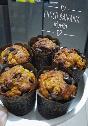 Foto resep Choco Banana Muffin