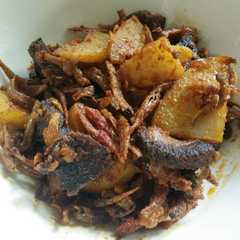 รูปของ Balado teri daging with potato