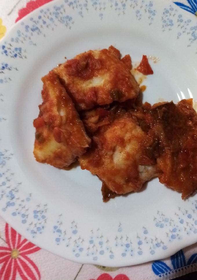 Una foto de Bacalao a la vizcaína