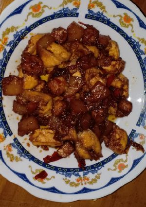 Foto resep Tahu + kentang & tempe kecap