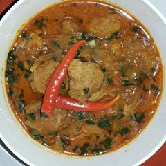 A picture of Kathal ke Kofte.