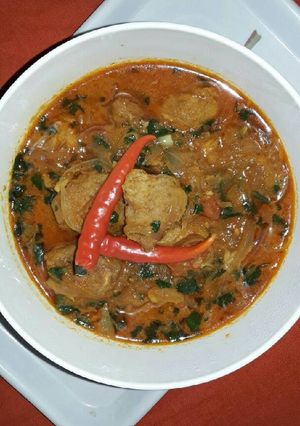 A picture of Kathal ke Kofte.