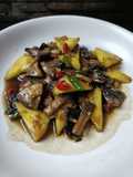 Tumis Jamur Kancing Pedas