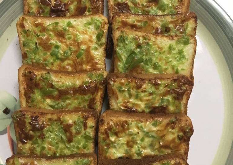 Guide to Make Spinich toast in 11 Minutes for Family