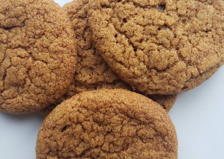 Ridiculously Easy Soft Ginger Cookies