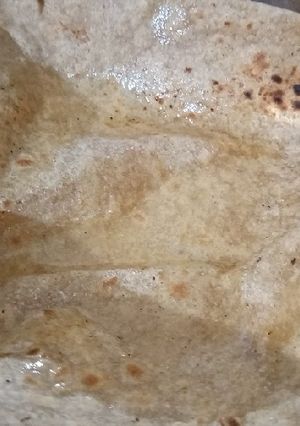 A picture of Paratha | Ghee Chopra Paratha or Roti.