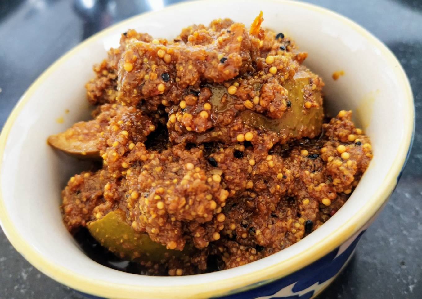 Instant mango pickle