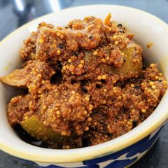 A picture of Instant mango pickle.
