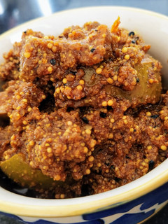 A picture of Instant mango pickle.