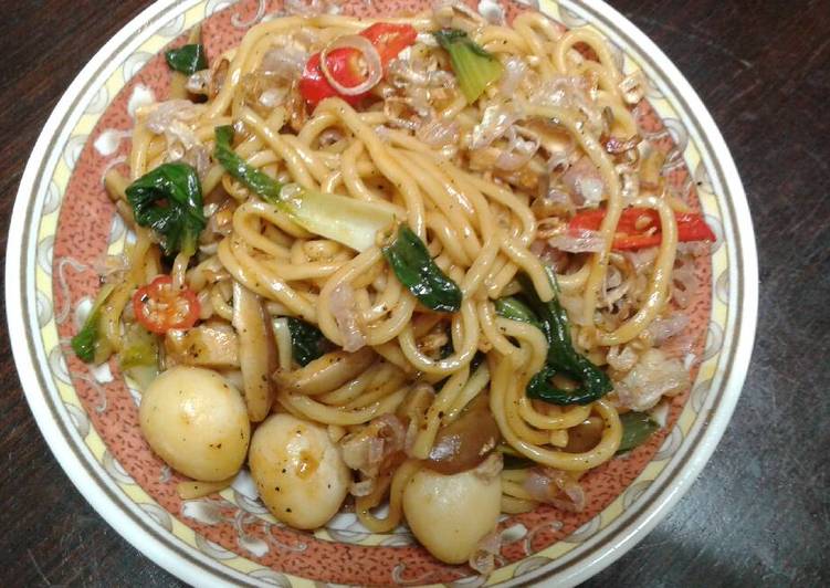  Resep  Mie goreng lada  hitam  menu sahur oleh Angelic 