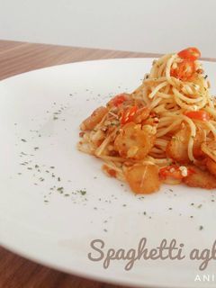 Foto resep Spaghetti aglio e olio #PR_pasta