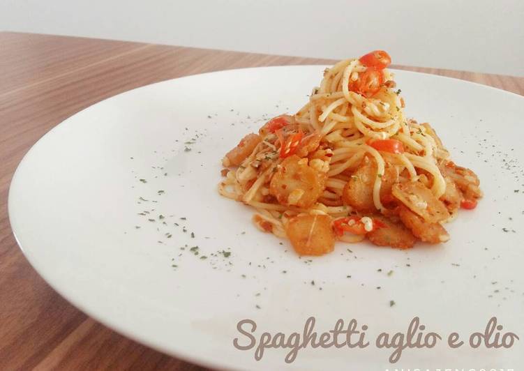 Langkah Mudah untuk Membuat Spaghetti aglio e olio #PR_pasta Anti Gagal