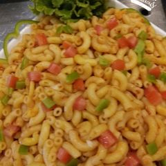 A picture of Macroni salad.