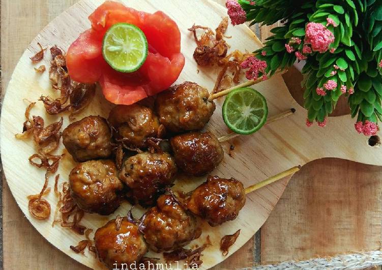 Bakso tusuk simple & tasty