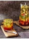 Es Buah Tropical (Apel Nanas Markisa Anggur Sirup Terong Belanda)
