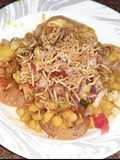 পাপড়ি চাট (papdi chaat recipe in Bengali)