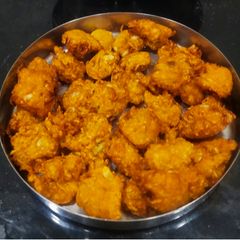 A picture of Fasting Pumpkin Fritters (kaddu pakore).