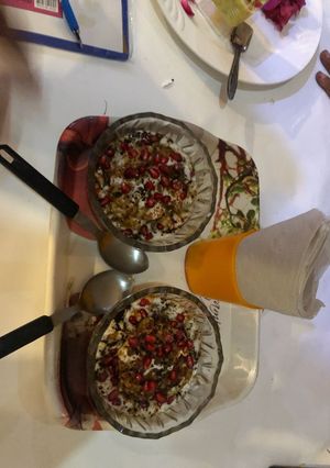 A picture of Bread Dahi bhale.