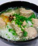 Bún Mọc sườn non