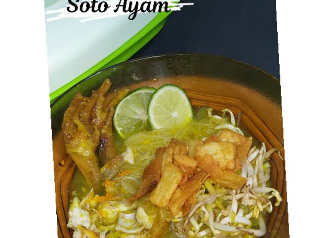 Soto Ayam/Ceker plus Kentang Crispy