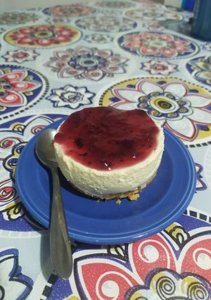 Una foto de Mini cheesecake sin horno