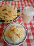 Frollini di pasta frolla montata al limone senza lattosio