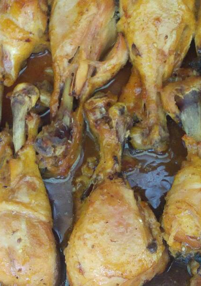 Una foto de Muslitos al horno con sazonador de pollo