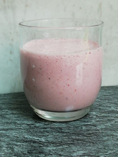 Una foto de Batido de fresa