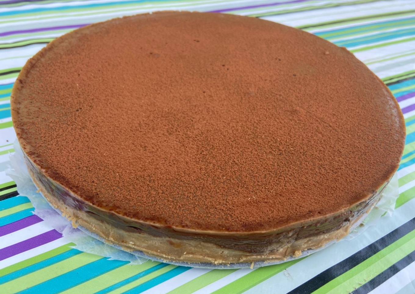 Tarta de café y chocolate