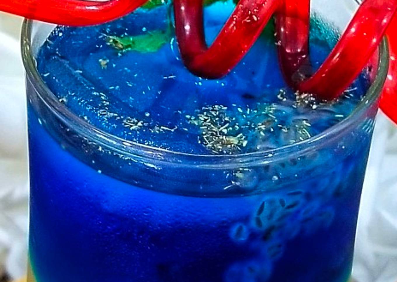 Lychee Mocktail blue curacao